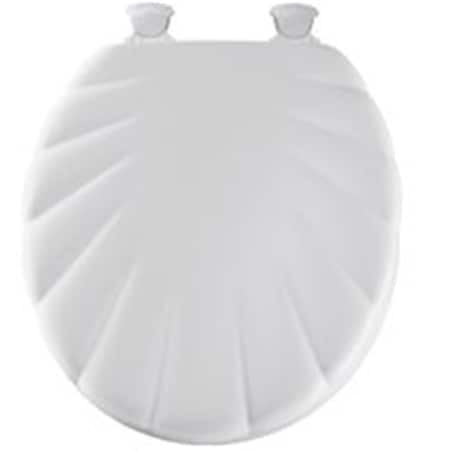 Chesterfield 22EC-000 White Round Closed Front Toilet Seat CH2630728